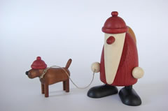 サンタと犬