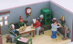 グンターフラット作「おもちゃ職人の部屋」