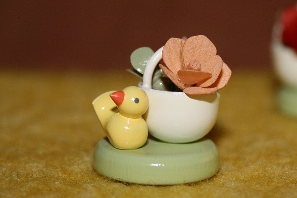 花かごと小鳥(ピンク)