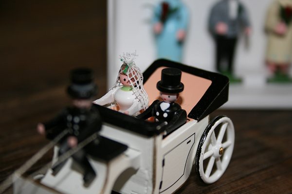 結婚式の馬車